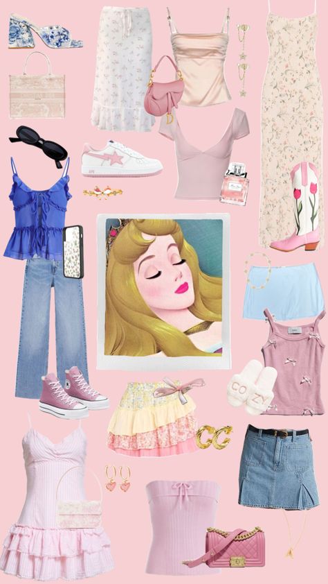 aurora 🌷✨#ootd #outfits #outfitinspo #clothes #fyp #aesthetic #disney #disneyprincess #wallpaper #aurora #sleepingbeauty Disney Princess Outfit Inspiration, Sleeping Beauty Inspired Outfits, Aurora Outfit Ideas, Aurora Inspired Outfits, Disney Princess Outfit Ideas, Sleeping Beauty Outfit, Aurora Disneybound, Aurora Outfit, Evil Oc