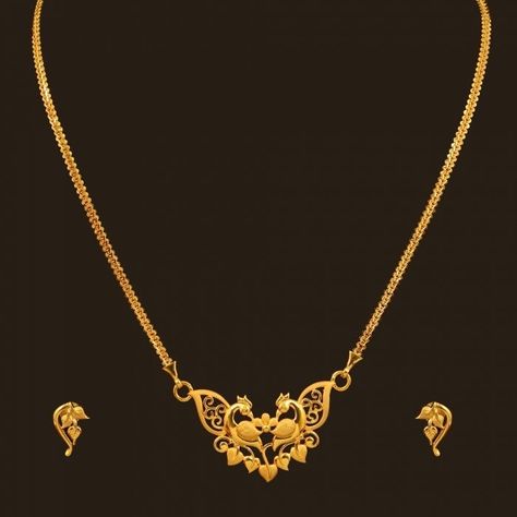 Vummidi Bangaru Jewellers, Gold Jewelry Outfits, Baby Necklace, Modern Gold Jewelry, Gold Jewelry Simple Necklace, Gold Mangalsutra Designs, Gold Necklace Indian Bridal Jewelry, Gold Bridal Jewellery Sets, Gold Necklace Simple