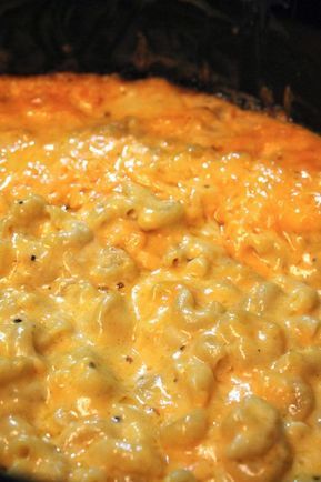 Southern Baked Macaroni And Cheese Recipe, Slow Cooker Macaroni And Cheese Recipe, Slow Cooker Macaroni And Cheese, Slow Cooker Macaroni, Cheesy Macaroni, I Heart Recipes, Crockpot Mac And Cheese, Resep Pasta, Heart Recipes