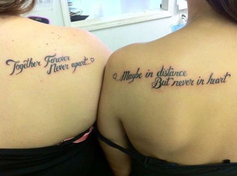 best friend tattoo friendship quotes Best Friend Tattoo Quotes, Inspiring Quote Tattoos, Mom Daughter Tattoos, Tattoo Quotes About Life, Matching Best Friend Tattoos, Bauch Tattoos, Bestie Tattoo, Meaningful Tattoo Quotes, Quote Tattoos