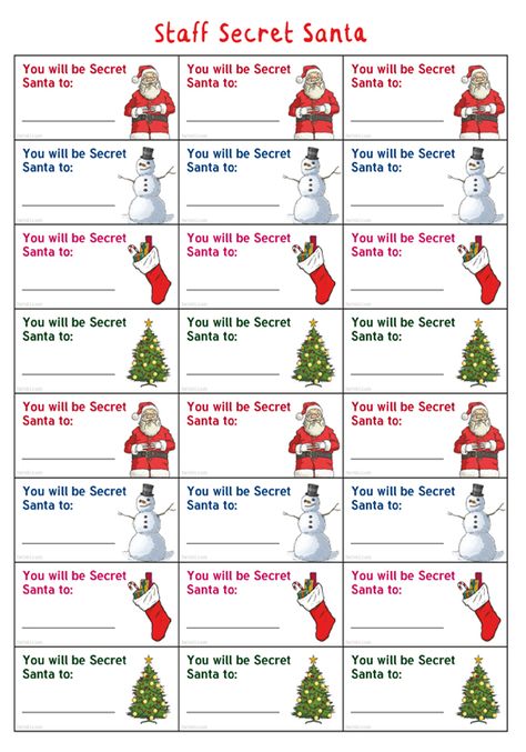 Work Place Secret Santa Ideas, Office Christmas Gifts Coworkers Secret Santa, Secret Santa Games For Work, Printable Secret Santa Tags, How To Do Secret Santa At Work, Secret Santa Office Ideas, Christmas Secret Santa Ideas Work, Secret Santa Name Drawing Ideas, Work Secret Santa Questions