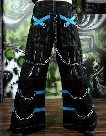 Anime Baggy Pants, Blue Alt Outfits, Phat Pants, Tripp Pants, Rave Pants, Punk Style Outfits, Black White Outfit, Alt Outfits, Party Pants