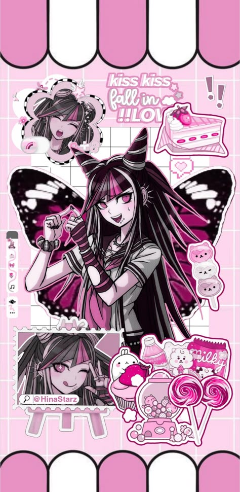 Danganronpa Phone Wallpaper, Ibuki Mioda Aesthetic, Ibuki Wallpaper, Ibuki Mioda Icon, Anime Milk, 90s Anime Aesthetic, Danganronpa Wallpaper, Danganronpa Ibuki, Japanese 90s