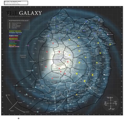 Corrected Galaxy Map Galaxy Map, Space Map, Hard Science Fiction, Star Wars Planets, Star Wars Trooper, Map Illustration, Star Wars Vehicles, Star Wars Facts, Earth And Space Science