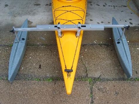 kayak outriggers diy - Google Search Canoe Stabilizer, Kayak Outriggers, Kayak Equipment, Kayak Fishing Diy, Kayak Ideas, Kayak Fishing Tips, White Water Kayak, Kayaking Tips, Canoe Fishing