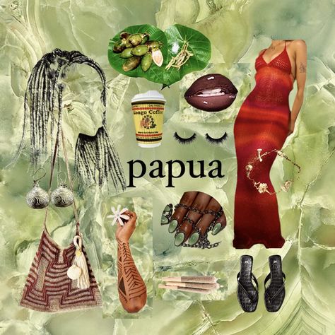 Earthy aesthetic, earthy outfit, papuan fashion, melanesian, Pacific Islander Aesthetic, Islander Aesthetic, Earthy Aesthetic, Pacific Islander, Inspired Aesthetic, Earthy Outfits, Pacific Islands, Waist Chain, Papua New Guinea