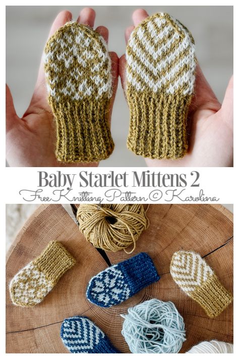 Baby Starlet Mittens Free Knitting Patterns - Knitting Pattern Knitted Baby Mittens Patterns Free, Childrens Mittens Knit Free Pattern, Baby Mittens Knitting Pattern Free, Knitted Mittens Free Pattern, Crochet Baby Mittens Free Pattern, Knit Baby Mittens, Kids Mittens Knit, Baby Mittens Knitting Pattern, Baby Mittens Knitting