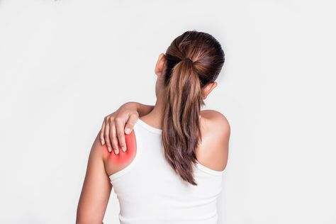 6 Shoulder Stretches For Comfort And Mobility As You Age Rotator Cuff Stretches, Shoulder Exercises Physical Therapy, Shoulder Stretches, Isometric Exercises, Frozen Shoulder, Woman Authors, Shoulder Injuries, Tennis Elbow, Shoulder Stretch