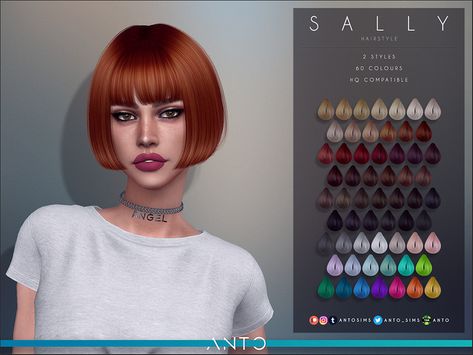 Short bob hairstyle. Found in TSR Category 'Sims 4 Female Hairstyles' Tumblr Sims 4, Hair Sketch, Sims Four, Sims4 Clothes, Sims Hair, Best Sims, Sims 4 Mods Clothes, Sims 4 Cc Finds, Sims 4 Clothing