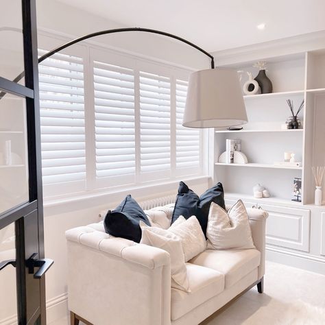 The Living Room of Dreams! Complete Your Living Room With Our Stunning and Timeless Shutters. Choose From a Variety of Styles to Perfectly Match Your Personal Taste and Window Design. Transform Get in Touch and Let's Transform Your Space with Elegance and Functionality! 🏡 #Home #Shutters #HomeShutters #LivingRoom #WindowShutters #InteriorDesign #Shutters #HomeInspiration White Shutters Living Room, Home Shutters, Shutters Living Room, White Shutters, House Shutters, Window Shutters, Personal Taste, Window Design, Shutters