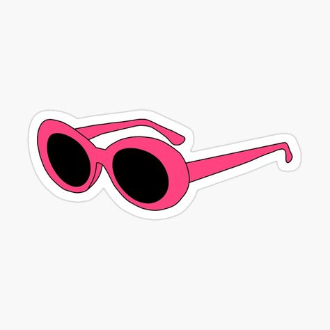 Hot Pink Stickers Aesthetic, Hot Pink Stickers, Bi Stickers, Clout Goggles, Pink Stickers, Preppy Stickers, Stickers Aesthetic, Tumblr Stickers, Calligraphy Letters