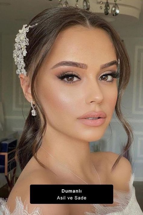 Light Skin Bridal Makeup, Light Make Up Wedding, Soft Glowy Bridal Makeup, Bridal Makeup Tan Skin, Bridal Makeup Light Skin, Ethereal Bridal Makeup, Makeup Wedding Looks, Light Wedding Makeup, Makeup Novia