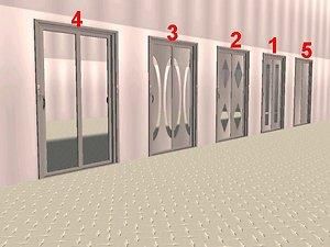 Mod The Sims - Fake Elevator Set 2 - Stainless steel Industrial Elevator, Sims Four, Sims 2, Modern Industrial, Sims 4 Cc, The Sims 4, The Sims, Sims 4, Stainless Steel