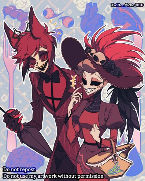 Alastor X Rosie, Walpapers Cute, The Radio Demon, Hazbin Hotel Fanart, Hazbin Hotel Alastor, Radio Demon, Hazbin Hotel Art, Hazbin Hotel Charlie, Hotel Trivago