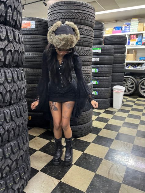 Black Corset Inspo Outfit, Goth Converse Outfit, Alt Uggs Outfit, Black Demonia Boots Outfit, Black Platform Boots Outfit Summer, Demonia Bear 202 Outfit, Demonia Cubby 311 Outfit, Demonia Outfit Ideas, Platform Boots Outfit Ideas