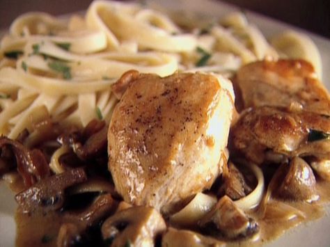 Chicken with Mustard Mascarpone Marsala Sauce recipe from Giada De Laurentiis via Food Network Marsala Sauce Recipe, Best Chicken Marsala Recipe, Gf Noodles, Chicken With Mustard, Mascarpone Sauce, Marsala Sauce, Giada Recipes, Marsala Recipe, Marsala Chicken Recipes