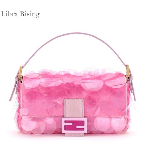 Pink Fendi, Vintage Fendi Bag, La Summer, Fendi Pink, Fendi Bag, Bag Flower, Vintage Fendi, Girly Bags, Handbag Heaven