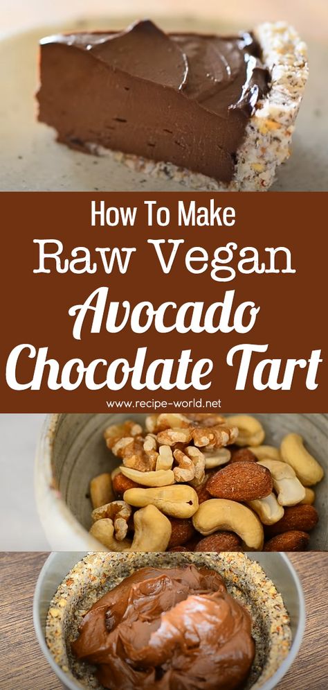 High Carb Low Fat Vegan, Raw Vegan Cake, Vegan Tarts, Raw Dessert Recipes, Vegan Recipes Plant Based, Banana Slices, Raw Vegan Desserts, Avocado Chocolate, Vegan Chocolate Cake