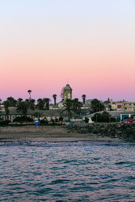 Namibia Swakopmund, Swakopmund Namibia, Sunset Pictures, 2024 Vision, Travel Scrapbook, Beach Club, Dream Life, Places To Travel, Lighthouse