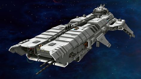 Sci Fi Cruiser, Space Engineers Game Ships Design, Space Engineers Ships Design, Space Station Concept Art, Future Spaceship, Triple Monitor Setup, The Expanse Ships, Sci Fi Ship, Ship Ideas