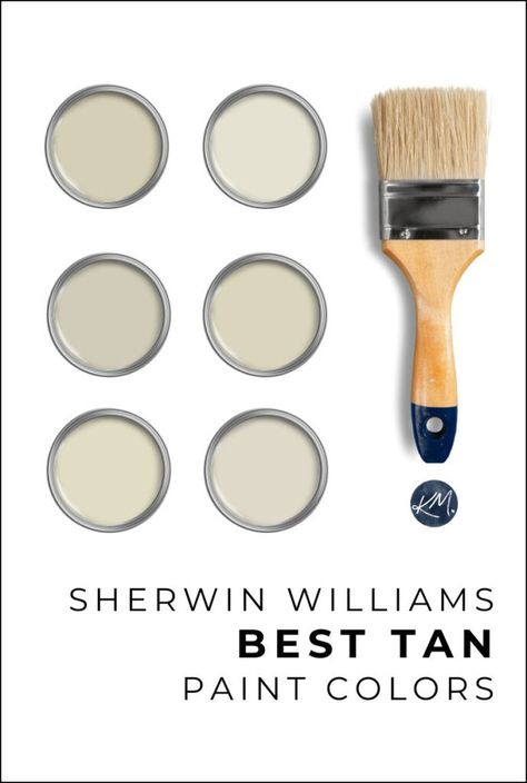 The 6 Best Tan Paint Colors: Sherwin Williams - Kylie M Interiors Sherwin Williams Tan Cabinet Colors, Khaki Shade Sherwin Williams, Sherwin Williams Natural Choice Coordinating Colors, Sherwin Williams Sands Of Time, Sherwin Williams Natural Tan Cabinets, Neutral Tan Paint Colors, Best Beige Paint Color Sherwin Williams, Softer Tan Sherwin Williams, Light Tan Paint Colors