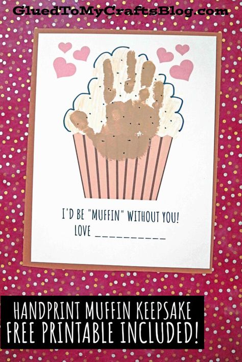 Muffin Craft, Mother's Day Crafts For Preschoolers, Muffins For Mom, Mothers Day Crafts Preschool, Small Scrapbook, Idea For Mother's Day, Scrapbook Letters, Diy Salon, Keepsake Crafts