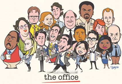 Still my favorite show Toll Painting, Office Cast, Office Cartoon, The Office Characters, The Office Show, Office Tv Show, Office Fan, Jim Halpert, Office Tv