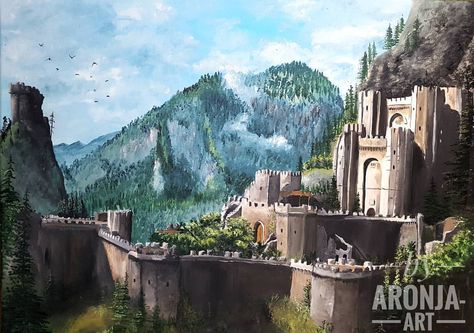 Kaer Morhen, Fantasy Place, Visual Library, Witcher Art, Witcher 3, Wild Hunt, Beautiful Sites, Wow Art, Framed Poster