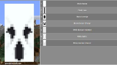 Minecraft Banner Crown Designs, Halloween Minecraft Banners, Ghostface Minecraft, Ghost Banner Minecraft, Minecraft Halloween Banners, Halloween Banner Minecraft, Halloween Minecraft Decorations, Minecraft Ghost Banner, Minecraft Banner Designs Step By Step