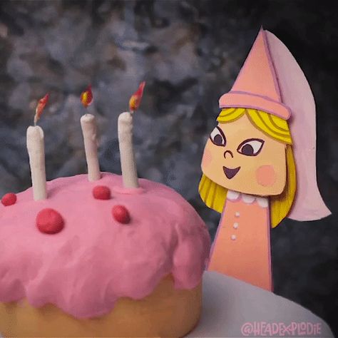 New party member! Tags: happy party happy birthday princess yay stop motion congratulations blow birthday cake make a wish Birthday Animation, Birthday Animated Gif, Good Luck Gif, Cake Gif, Birthday Animated, Birthday Cake Gif, Harry Potter Ginny, Funny Gadgets, Funny Happy Birthday Wishes