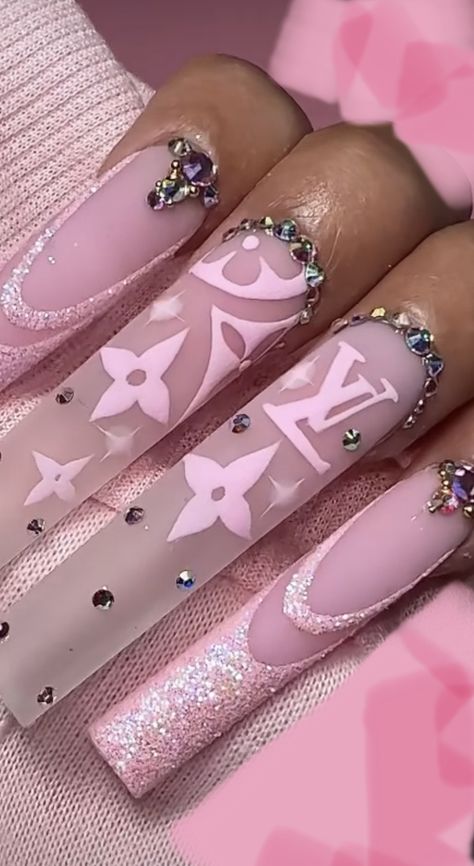 Unghie Gangsta, Pink Acrylic, Pink Acrylic Nails, Fire Nails, Daily Affirmations, Pink Nails, Art Designs, Nail Inspo, Nail Art Designs