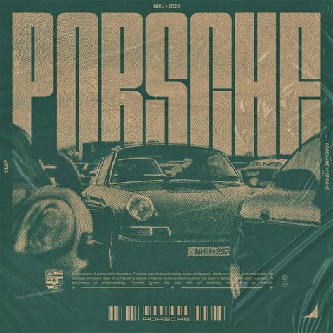 Graphic design Culture Poster of "PORSCHE" designed by NHU Porsche Concept, Culture Poster, 2023 Porsche, Porsche Poster, Concept Poster, Creative Logos, Motion Poster, Car Logo, Creative Poster Design