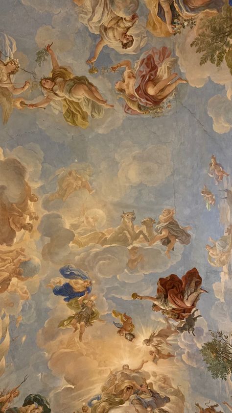 Palazzo Medici Riccardi, Fabric Patterns Prints, Mythology Paintings, Collage Sculpture, Ceiling Painting, Ceiling Art, Rennaissance Art, Roman Art, Museum Architecture