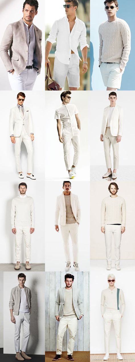 Men's All-White Outfit Inspiration Lookbook All White Outfit Men Party, Mens All White Outfit, White Party Outfit Men, Men White Outfit, White Men Outfit, All White Outfit Men, All White Mens Outfit, White Outfit For Men, White Party Outfit