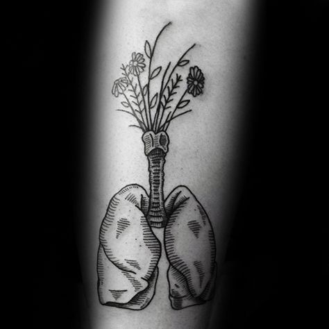 40 Lung Tattoo Designs For Men - Organ Ink Ideas Heart And Lungs Drawing, Transplant Tattoo, Lung Tattoo, Lungs Drawing, Drawing Tattoo Ideas, Anatomical Tattoos, Anatomy Tattoo, Lung Transplant