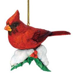 Audubon Songbird Ornaments Cardinal Christmas, Coin Display, Danbury Mint, Christmas Door Decorations, Red Birds, Garland Decor, Song Bird, Artificial Christmas Tree, Christmas Door