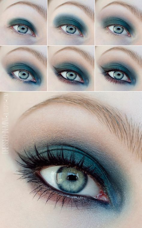 Mekap Mata, Drag Make-up, Trendy Eyeshadow, Make Up Tutorials, Smink Inspiration, Green Makeup, Beauty Make-up, Makijaż Smokey Eye, Trendy Makeup