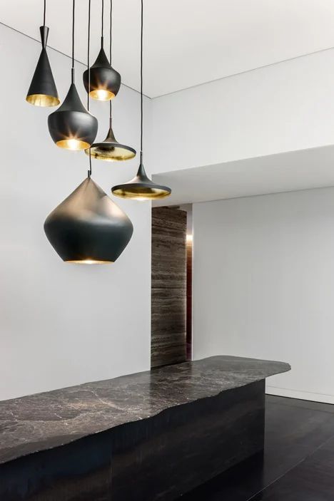 ON Headquarters by BLANCASMORAN and LSA Arquitectos | interiors Contemporary Family Rooms, Tamizo Architects, Tom Dixon Lighting, Lights Hanging, Hotel Interiors, Design Hotel, Tom Dixon, Luminaire Design, The Ceiling