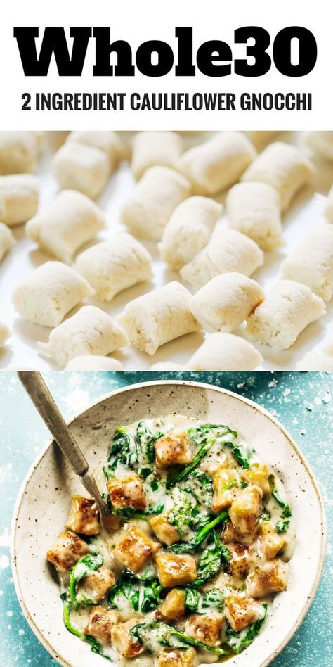 Meal Prep Paleo, Cauliflower Gnocchi, Whole30 Meal Prep, Paleo For Beginners, Clean Eating For Beginners, Recipes Paleo, Paleo Diet Recipes, Whole30 Recipes, Paleo Whole 30