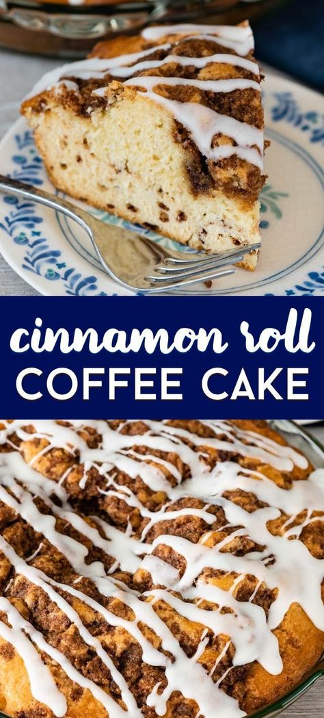 Make a special breakfast recipe - cinnamon roll coffee cake! This is my mom's coffee cake recipe with a cinnamon roll crust - using Pillsbury cinnamon rolls! It's an easy breakfast or brunch recipe! Cinnamon Roll Coffee Cake, Cinnamon Roll Coffee, Cinnamon Cake Recipes, Homemade Coffee Cake, Breakfast Coffee Cake, Cake Breakfast, Future Chef, Coconut Dessert, Cinnamon Coffee Cake