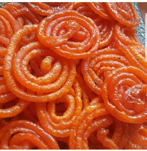 Jalebi by Shahin Pathan Sweet Meat Recipe, Jalebi Recipe, Eating Food Funny, Sweet Meat, Indian Dessert Recipes, Indian Sweet, Indian Desserts, Indian Sweets, Healthy Sweets Recipes