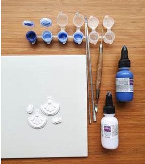 Sculpey Design Squad Challenge: Painting with Sculpey Liquid clay - Sculpey® Liquid Clay Recipe, Liquid Sculpey Ideas, Squad Challenge, Liquid Sculpey, Liquid Polymer Clay, Design Squad, Liquid Clay, Clay Set, Clear Liquids