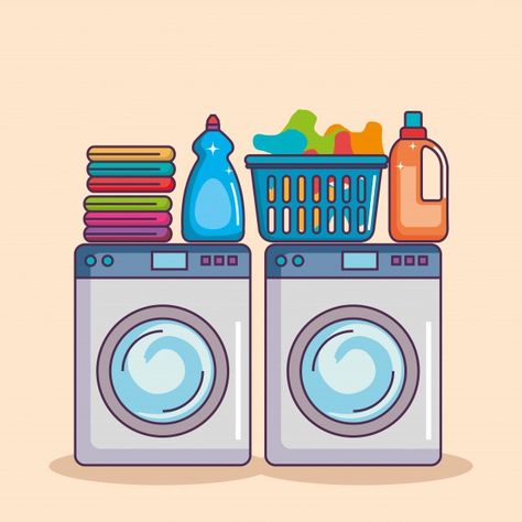 Washing machine with washing powder and ... | Premium Vector #Freepik #vector #house #blue #graphics #furniture Laundry Icons, Vector House, Cleaning Logo, Washing Powder, Cartoon Icons, Eye Drawing, Quiet Book, Free Bag, Book Journal