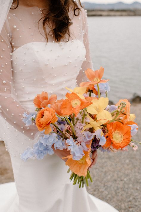 Citrus Bridal Bouquet, Icelandic Poppies Bouquet, Sunset Bridal Bouquet, Wedding Poppies, Poppy Bridal Bouquet, Sweet Pea Wedding Bouquet, Poppy Wedding Bouquet, Poppies Wedding, Sweet Pea Bouquet