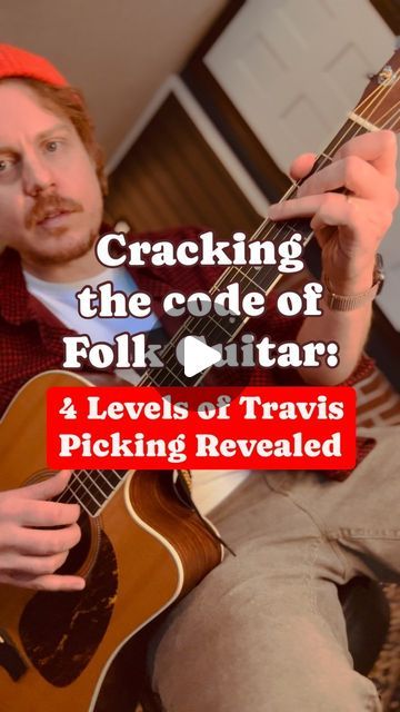 Guitar Lessons With James | Folk Guitar Tips on Instagram: "Cracking the code of folk guitar: 4 levels of Travis Picking revealed 🧐 

The beauty of Travis Picking is playing lead melodies while you finger pick chords.

It gives that iconic sound of a one person band and damn is it beautiful. 💔

These four levels of Travis Picking aren’t universally excepted law, but it’s how I teach my students.

1️⃣ Static thumb + index finger

2️⃣ Alternating thumb + index finger

3️⃣ Alternating thumb + index/ring fingers

4️⃣ Alternating thumb + index/ring fingers + lead melody

Learning this process for myself took forever when I first discovered this sound.

I heard artists like John Prine or Bob Dylan and thought “How the hell do they make it sound like three guitars?”

Since then, I’ve distilled Index Ring, Folk Guitar, John Prine, Guitar Tips, Index Finger, Bob Dylan, Guitar Lessons, Guitar, Let Me