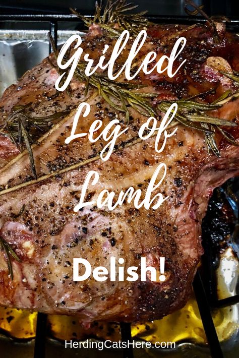 Leg of Lamb, grilled on the Big Green Egg is a new favorite ours.  Looking for a way to grill this deliciously easy meal for your next dinner? Bbq Leg Of Lamb, Grilled Lamb Recipes, Grilled Leg Of Lamb, Lamb Cuts, Lamb Leg Recipes, Green Egg Grill, The Big Green Egg, How To Cook Lamb, Lamb Chop Recipes