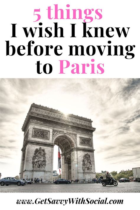 If you’re interested in living abroad, or just travel in general, here are five things I wish I knew before moving to Paris. #paris #abroad #livingabroad #blog #blogger #travel Paris Study Abroad, Study Spanish, Studying Abroad, Moving To Paris, Paris Paris, I Wish I Knew, I Wish I Had, Living Abroad, Best Camera