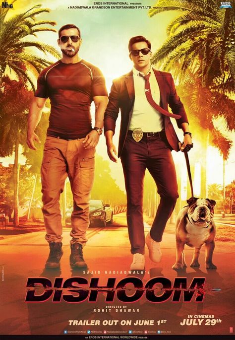 John Abraham & Varun Dhawan --Dishoom -- SEXY & SEXY together on the big screen !!! Imdb Movies, John Abraham, Movies 2016, Varun Dhawan, Akshay Kumar, Jacqueline Fernandez, Dil Se, Bollywood Movie, Indian Movies