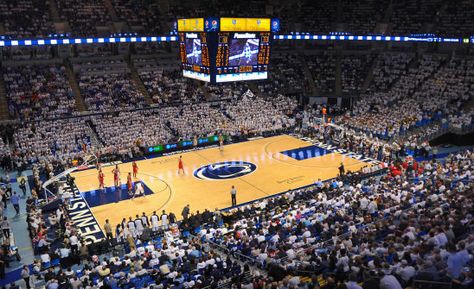 Bryce Jordan Center, home of Penn State basketball <3 Penn State Basketball, Basketball Stadium, Stadium Wallpaper, Stadium Architecture, Basketball Schedule, Penn State Football, Hoop Dreams, Penn State University, Dream College