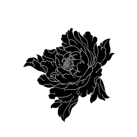 Japanese flower vector design Ai, PDF, EPS, jpg, SVG etching, tattoo, woodcut style Dragon Tattoo Full Sleeve, Tattoo Woodcut, Cover Up Tattoo Design, Black Flower Tattoo, Hand Tattoo Cover Up, Plant Sleeve, Crocodile Tattoo, Japanese Floral Design, Flower Vector Art